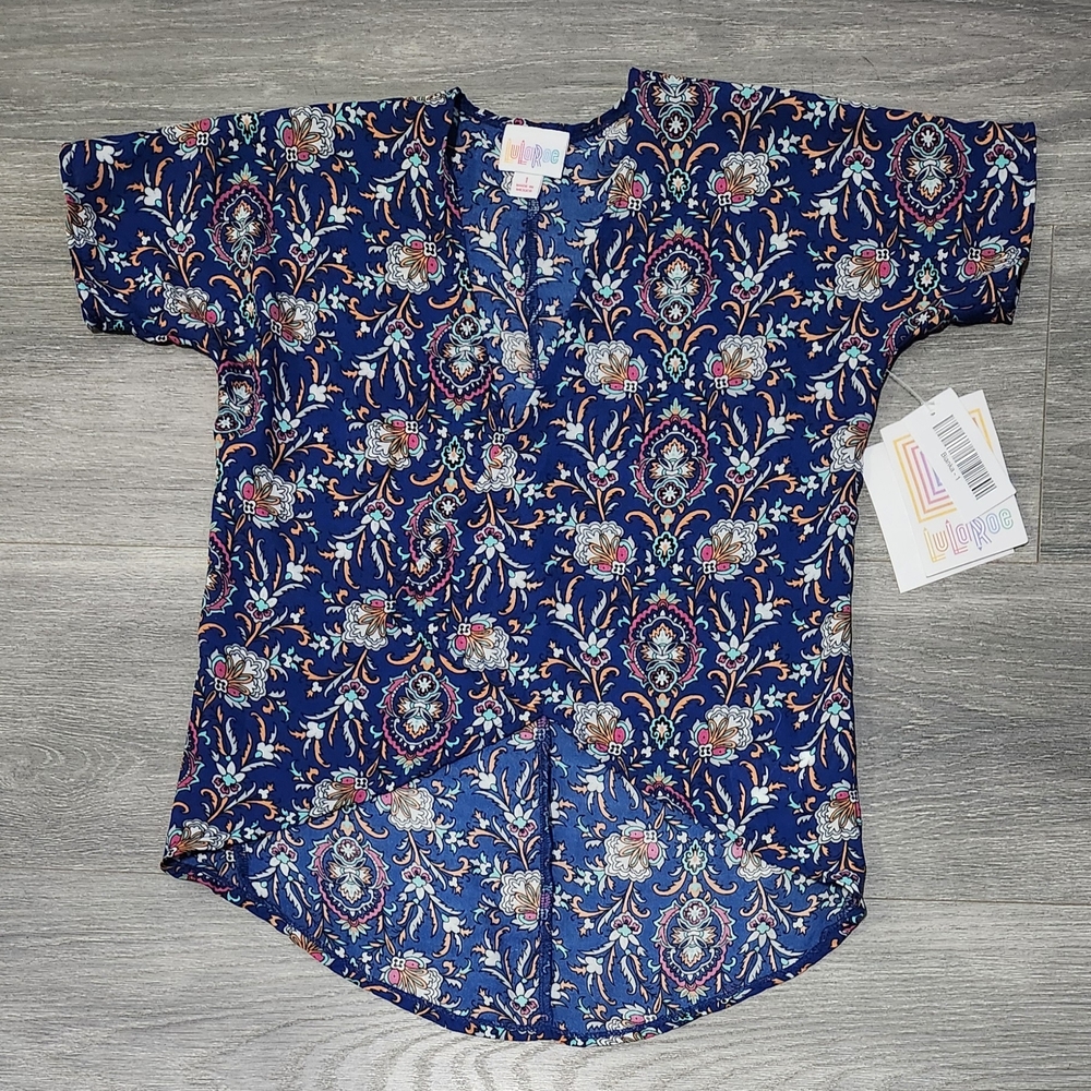 LuLaRoe Kids Floral Patterned Shirt